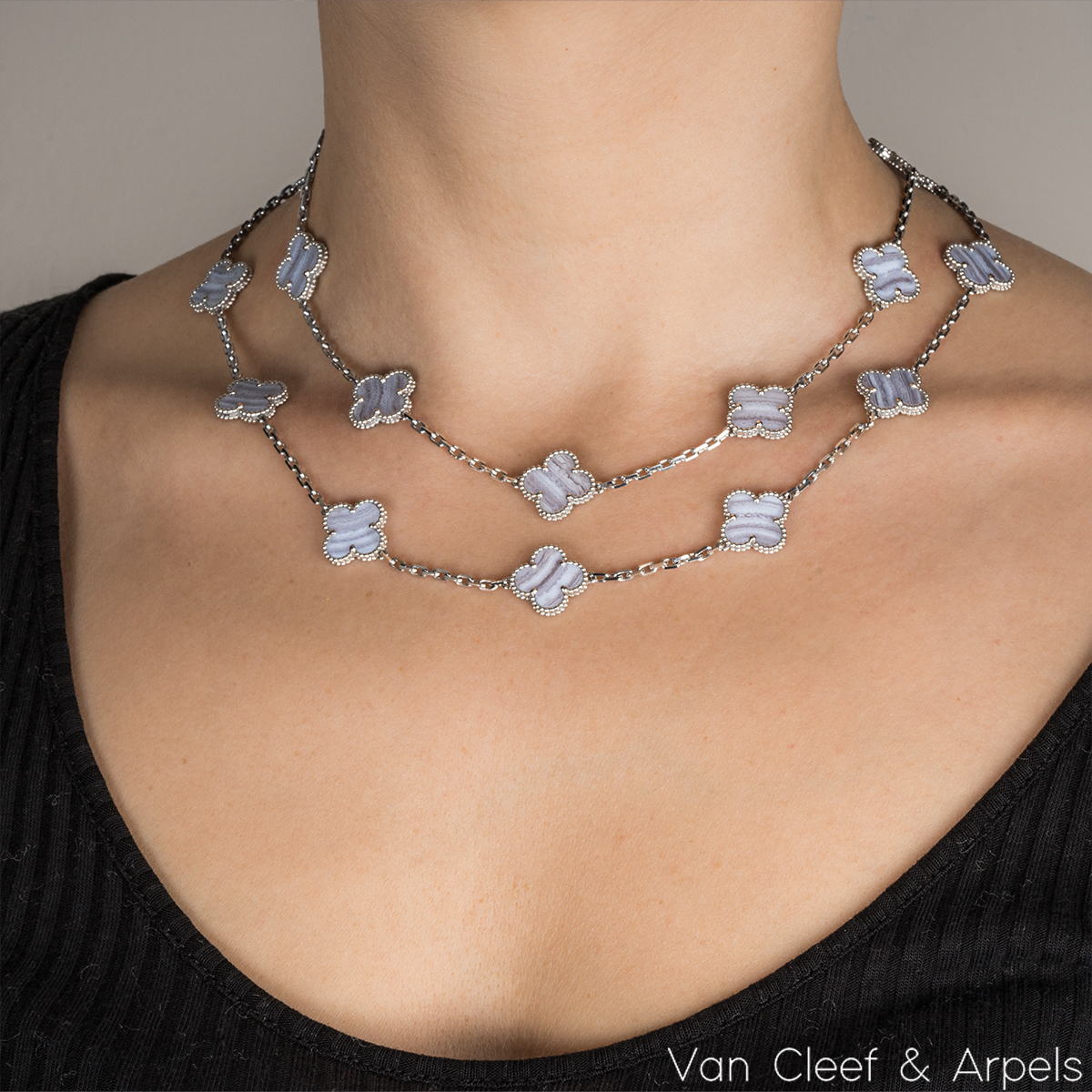 Van Cleef Arpels Vintage Alhambra Necklace